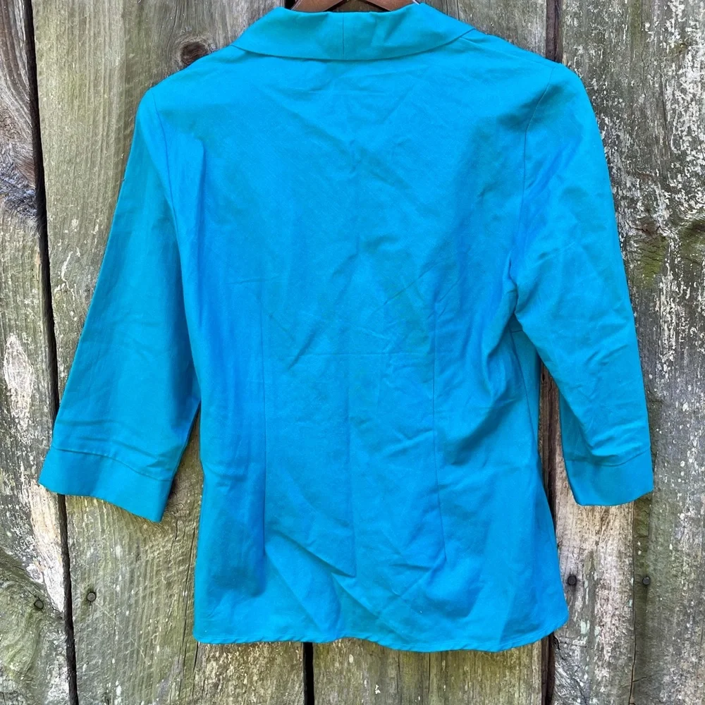 Spenser Jeremy Linen Blend Top Size M - Picture 2 of 6